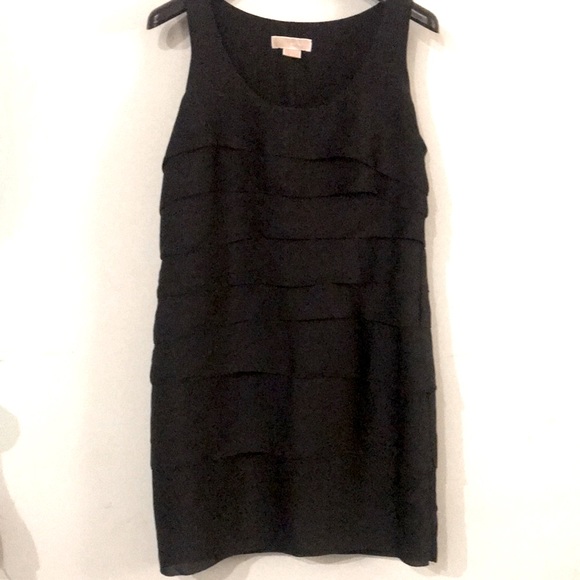 Michael Kors Dresses & Skirts - Michael Kors Tiered Black Dress 12